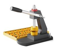 FXNFXLA Herramienta para Cerrar la Tapa del Reloj, Prensa para Cristal de Reloj, Herramienta para Cambiar Pilas, con 29 Matrices (de 18 a 46 mm)