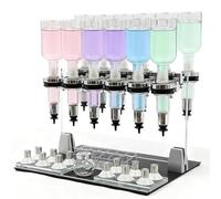 FXNFXLA Máquina Llenadora Manual De Líquidos para 12 Botellas, Dispensador De Perfume Portátil, Dispensador Manual De Perfumes para Aceites Esenciales, Perfumes Y Cosméticos.