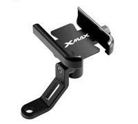 FXNIPXKQ para Yamaha para Xmax para X-MAX 125 250 300 400 Accesorios para Motocicleta Manillar Soporte para Teléfono Móvil Soporte GPS Accesorios para Motocicletas(Black,Mirror Holder)
