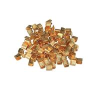 FXPCGZISH 100 piezas DJ454 en forma de U de 0,5-6 mm2 tipo U conector de cable de acoplamiento de línea de botón de presión de cableado de terminal rápido (DJ454B)