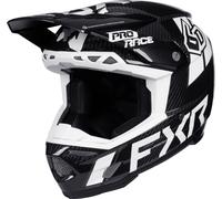 FXR 6D ATR-3Y Carbon Casco de motocross juvenil, rojo, tamaño XL