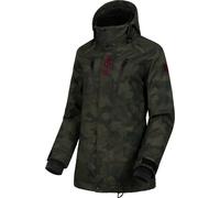 FXR Aerial 2025 Chaqueta de moto de nieve para mujer, Verde/camuflaje, Talla 6