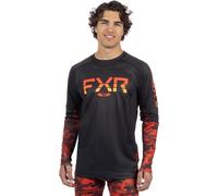 FXR Atmosphere Camisa funcional, rojo/negro, Talla M