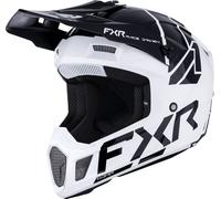 FXR Clutch Comp Casco de motocross, negro-blanco, tamaño 2XL para Hombres