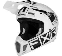 FXR Clutch CX Pro MIPS Casco de motocross, Blanco/Negro, Talla XXL (63/64)