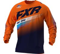 FXR Clutch MX Gear Motocross Jersey, azul-naranja, tamaño S para Hombres