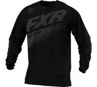 FXR Clutch MX Gear Motocross Jersey, negro-gris, tamaño S para Hombres