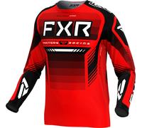 FXR Clutch Pro 2024 Maillot de motocross, Rojo/negro/blanco, Talla S