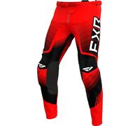 FXR Clutch Pro 2024 Pantalones de motocross, Rojo/Blanco/Negro, Talla 40
