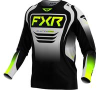 FXR Clutch Pro 2025 Maillot de motocross, negro/verde, Talla L