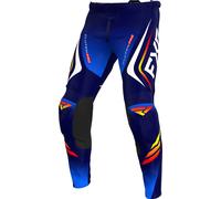FXR Clutch Pro 2025 Pantalones de motocross, Naranja/azul claro/azul oscuro, Talla 30