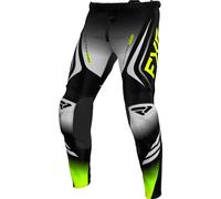 FXR Clutch Pro 2025 Pantalones de motocross, negro/verde, Talla 36