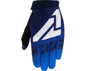 FXR Clutch Strap MX Gear Guantes de Motocross, blanco-azul, tamaño S para Hombres