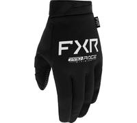 FXR Cold Cross Lite Guantes de motocross, Negro/Blanco, Talla S