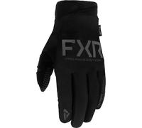 FXR Cold Cross Lite Guantes de motocross, negro/gris, Talla L