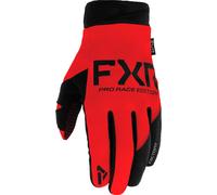 FXR Cold Cross Lite Guantes de motocross, rojo/negro, Talla XL