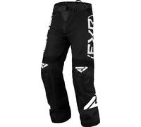 FXR Cold Cross RR 2025 Pantalones de motocross impermeables, negro-blanco, tamaño 2XS para Hombres
