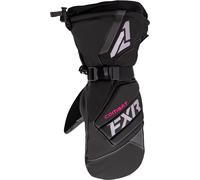 FXR Combat Leather Mitt Ladies Guantes para motos de nieve, negro, Talla XL