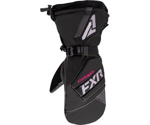 FXR Combat Leather Mitt Ladies Guantes para motos de nieve, negro, Talla XS