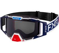 FXR Combat Patriot Gafas para motos de nieve, blanco-rojo-azul para Hombres