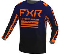 FXR Contender Off-Road Maillot de Motocross, azul-naranja, tamaño 2XL para Hombres