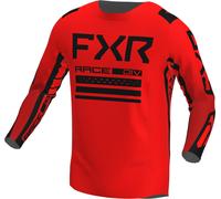FXR Contender Off-Road Maillot de Motocross, negro-rojo, tamaño XS para Hombres