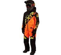 FXR CX 2023 Traje de moto de nieve juvenil de una pieza, negro-naranja, tamaño 14