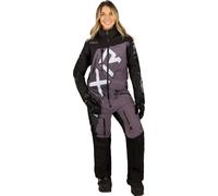 FXR CX F.A.S.T. Insulated 2023 Damas One Piece Traje de moto de nieve, negro-gris, tamaño 10 para Mujer