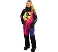 FXR CX Lite 2023 Damas One Piece Traje de moto de nieve, negro/multicolor, Talla 8
