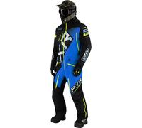FXR CX Lite 2023 Traje de moto de nieve de una pieza, negro-azul-amarillo, tamaño 2XL para Hombres