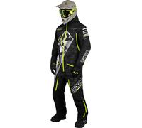 FXR CX Lite 2023 Traje de moto de nieve de una pieza, negro-gris-amarillo, tamaño XL para Hombres