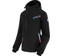 FXR Edge 2-in-1 Chaqueta para motonieve para damas, negro/rosa, Talla 14