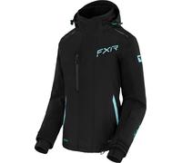 FXR Edge 2-in-1 Chaqueta para motonieve para damas, negro/verde, Talla 4