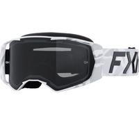 FXR Factory Ride Graphic Gafas de motocross, gris-blanco para Hombres