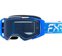 FXR Factory Ride Logo Gafas de motocross, blanco-azul para Hombres