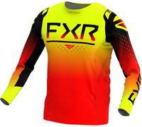 FXR Helium 2023 Maillot de Motocross, rojo-amarillo-naranja, tamaño M para Hombres