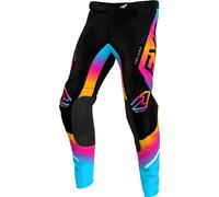 FXR Helium 2023 Pantalones de motocross, negro-azul, tamaño 38 para Hombres