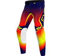 FXR Helium 2024 Youth Pantalones de motocross, rojo-azul-amarillo, tamaño 26