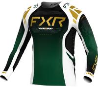 FXR Helium 2025 Maillot de motocross, blanco-verde, tamaño XL para Hombres