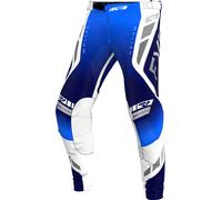 FXR Helium 2025 Youth Pantalones de motocross, blanco-azul, tamaño 26