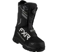 FXR Helium BOA Botas para motos de nieve, negro-blanco, tamaño 43 para Hombres