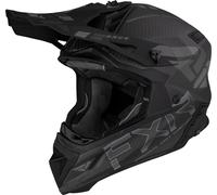 FXR Helium Carbon 2023 Casco de motocross, negro-gris, tamaño XS para Hombres