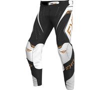FXR Helium Edge MX Graphite, pantalones textiles 34 female Negro/Blanco/Gris/Oro