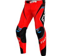 FXR Helium Edge Pantalones de motocross, negro-rojo, tamaño 34 para Hombres