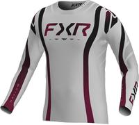 FXR Helium Infinity Maillot de motocross, Gris/negro/rojo, Talla XL