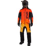 FXR Helium Lite 2025 Traje de moto de nieve de 1 pieza, negro-naranja, tamaño L para Hombres