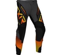 FXR Helium MX Gear Pantalones de Motocross, negro-naranja, tamaño 32 para Hombres