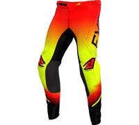 FXR Helium Pantalones Juveniles de Motocross, amarillo-naranja, tamaño 28
