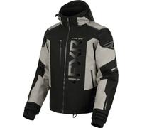 FXR Helium X 2-in-1 2025 Chaqueta para motos de nieve, negro/gris, Talla XL