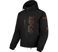 FXR Helium X 2-in-1 2025 Chaqueta para motos de nieve, negro/naranja, Talla M